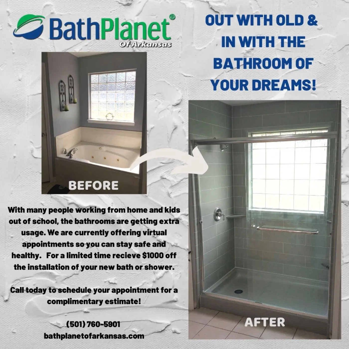 Spending more time indoors and need some bathroom inspiration? Call to design an affordable bath now, photo 1